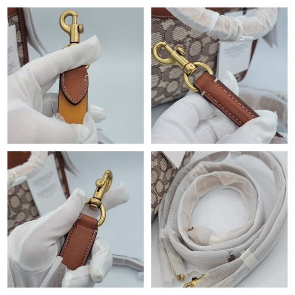 SOLD Coach Rogue 25 In Signature Textile Jacquard NEW - Picture 7 of 16